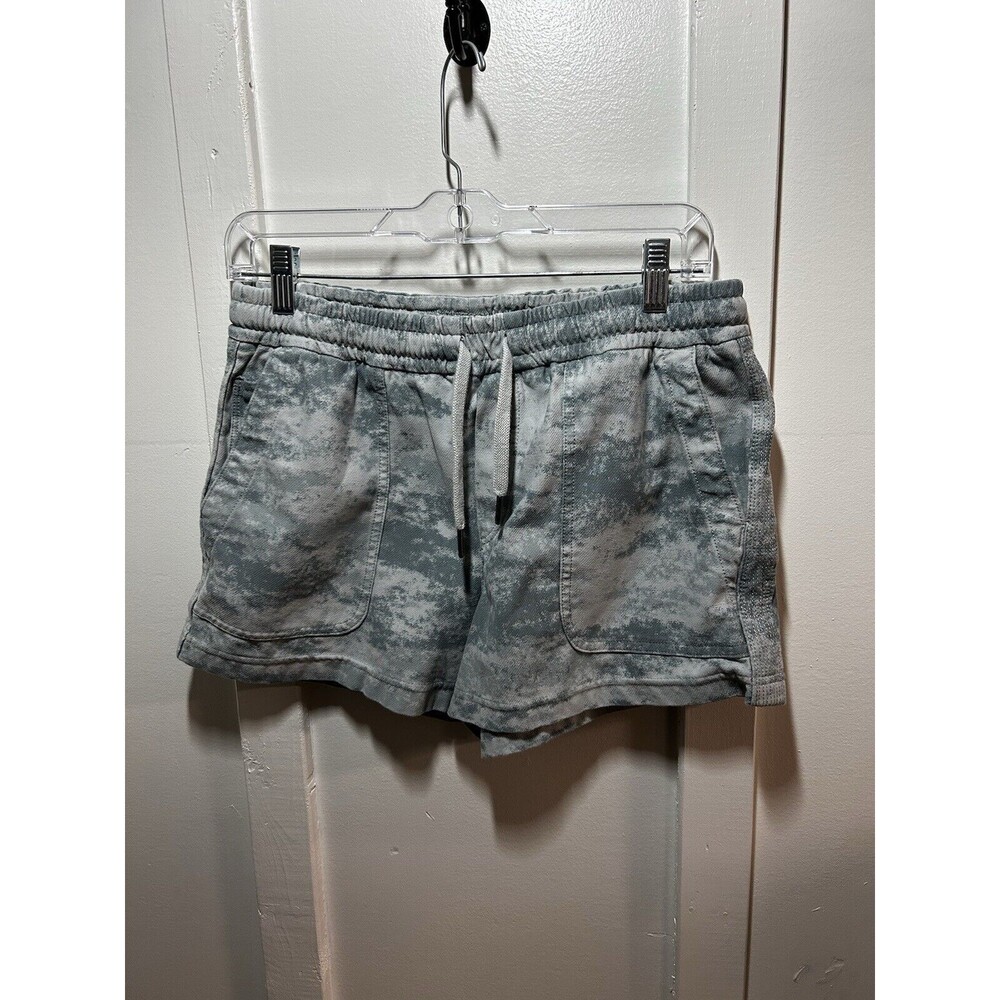 Athleta Women’s Green Tie Dye Drawstring Shorts With Pockets Women’s Medium